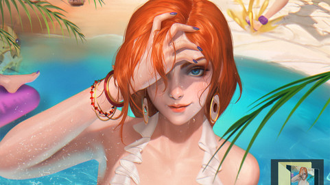 Pool party Miss fortune