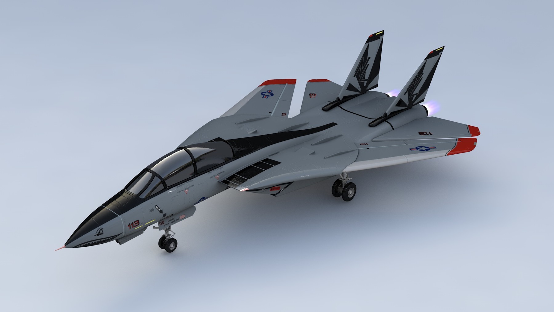 ArtStation - Grumman F-14 Tomcat 3D Model | Game Assets