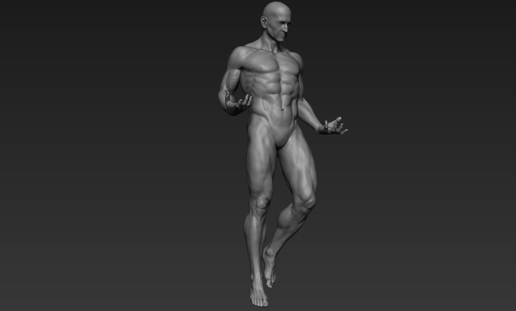 ArtStation Male Full Body Sculpt Pose 1 Resources