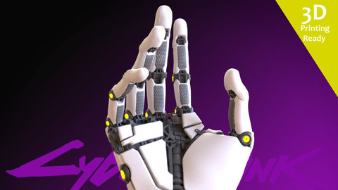 Cyberpunk 2077 3D printing ready fanart