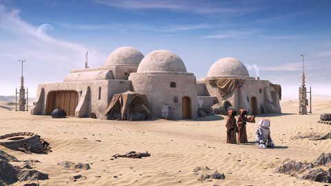 Return to Tatooine. 16K Picture