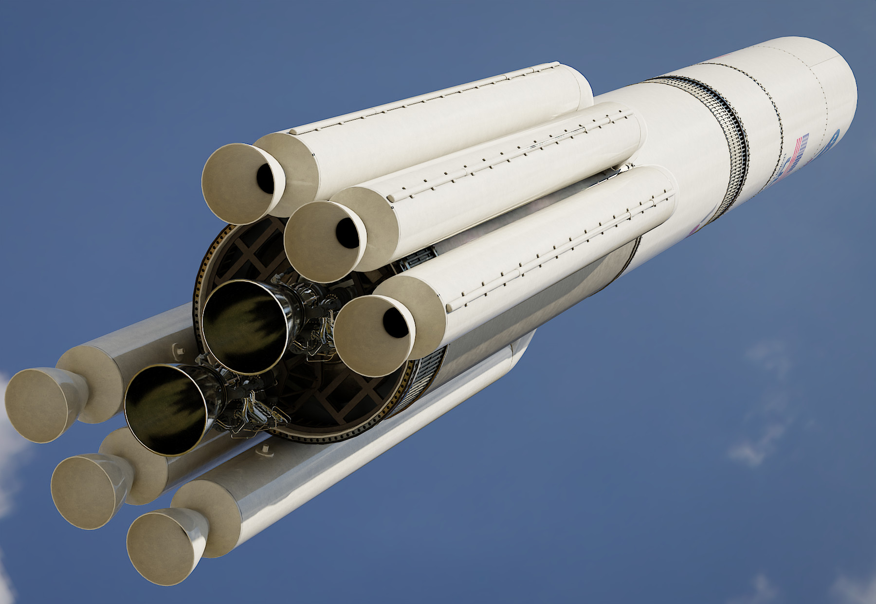 ArtStation Vulcan Centaur Rocket 3D model Resources