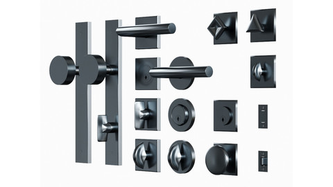 Door handle collection School House