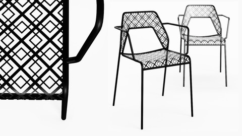 outdoor armchair pattern 1