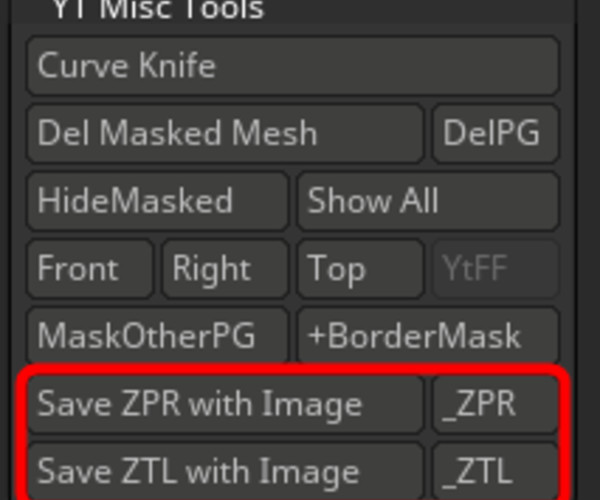 how to save as ztl zbrush