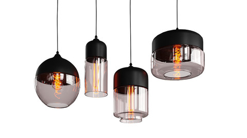 glass pendant light modern