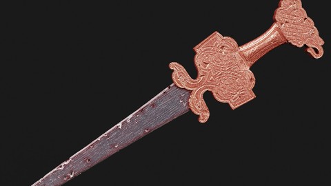 2 Snake Sword (norma and dameged)- LowPoly