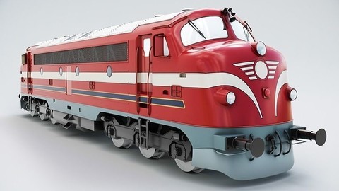 NoHAB M61 Locomotive Train Engine 3D model