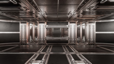 Modular Sci-Fi Environment: Advanced Hallways Part 1