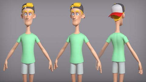 Male cartoon character Fred