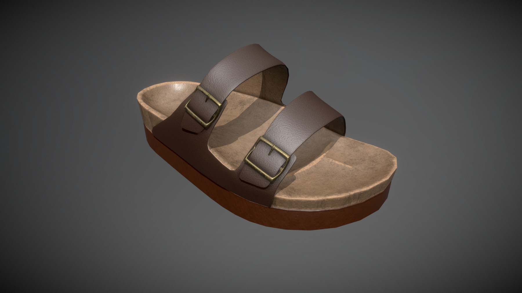 ArtStation - Leather Sandal | Game Assets