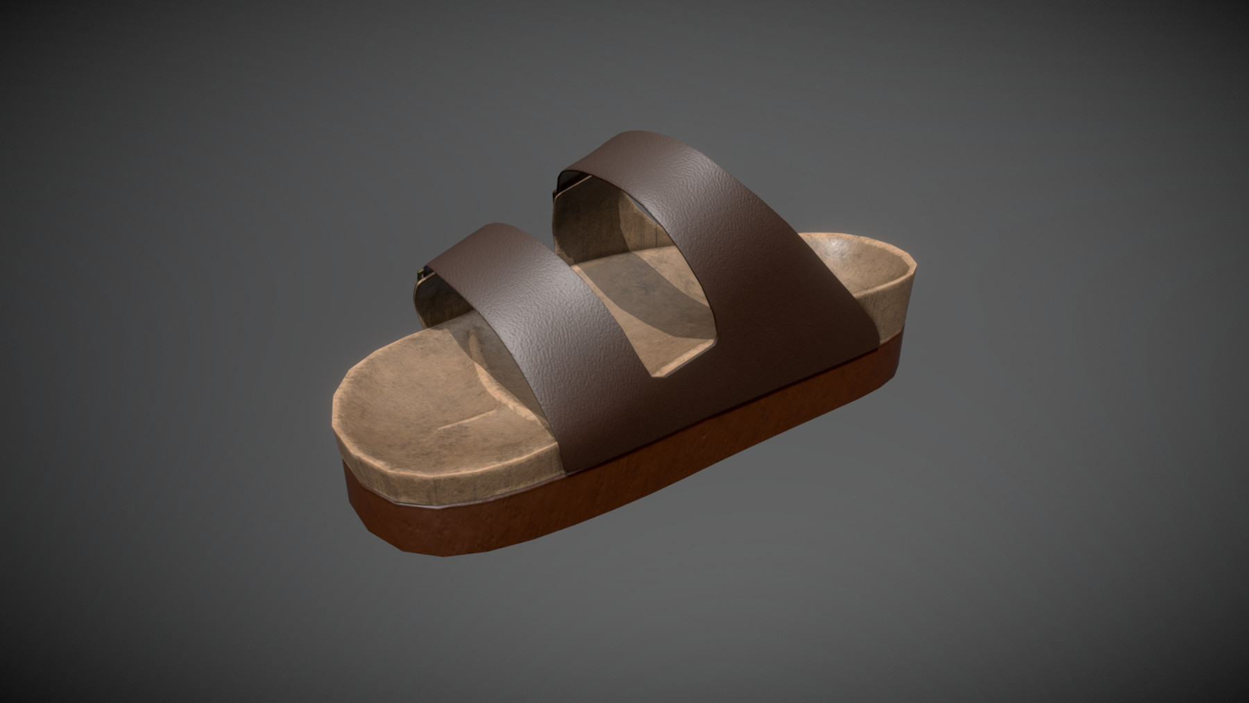 ArtStation - Leather Sandal | Game Assets