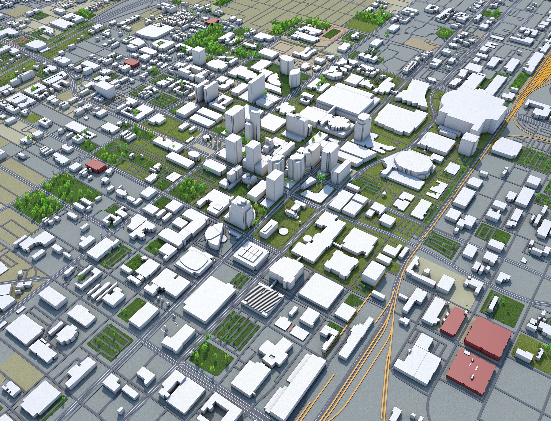 Artstation Phoenix City 3d Model 95km Resources