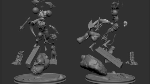Zenki 3d model