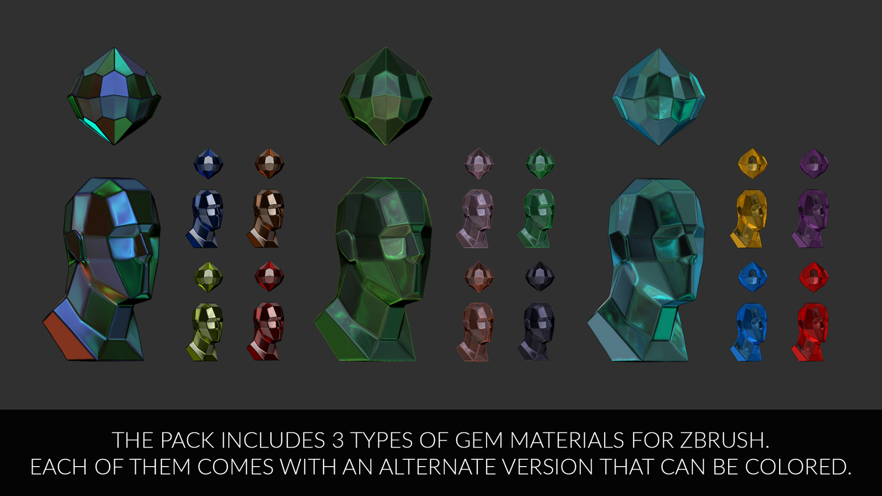 making a gem in zbrush