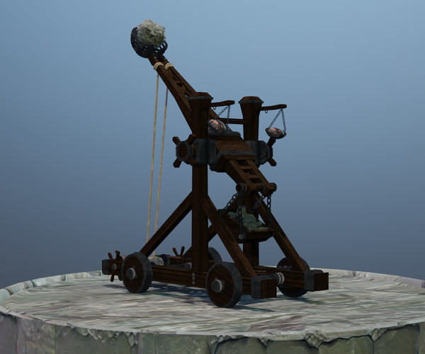 ArtStation - Catapult | Game Assets