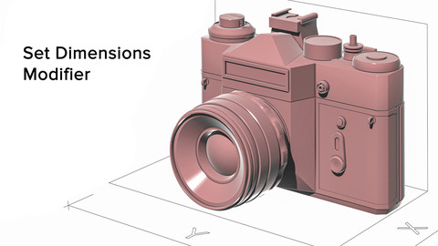 Set Dimensions Modifier 3dsMax