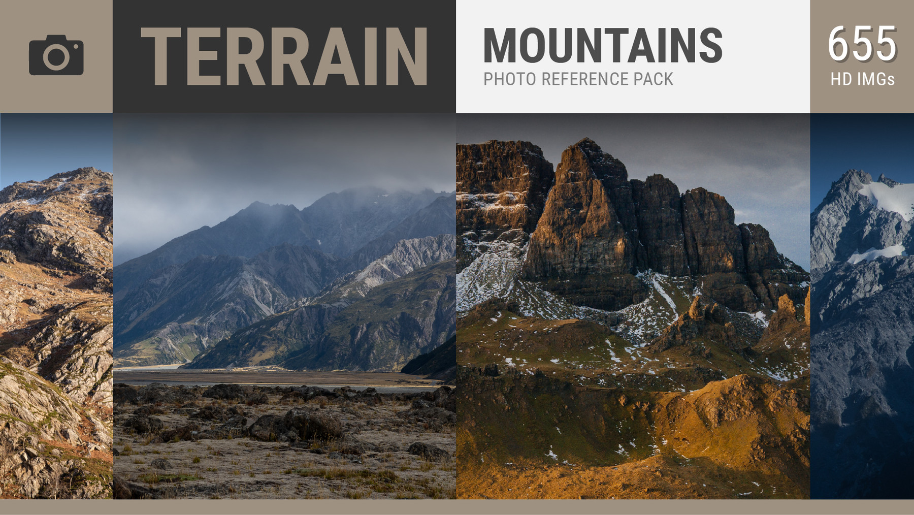 ArtStation MOUNTAINS Photo Reference Pack Resources