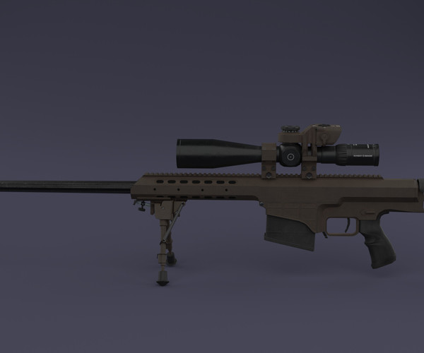 ArtStation - Barrett 98B | Game Assets