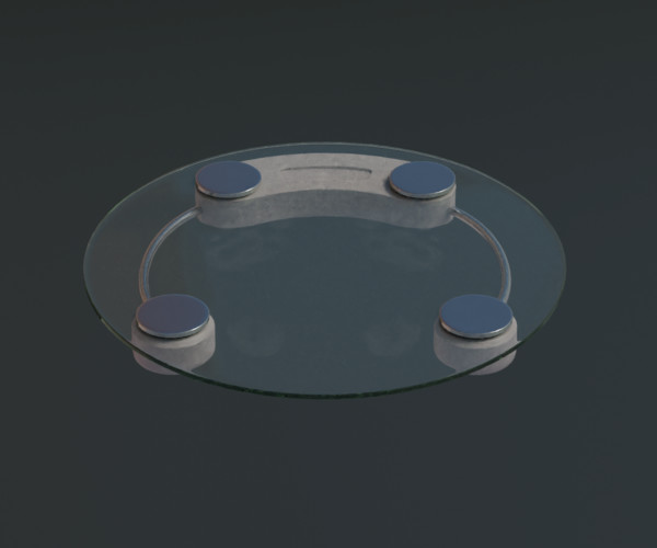 ArtStation Electronic Bathroom Scale Game Assets