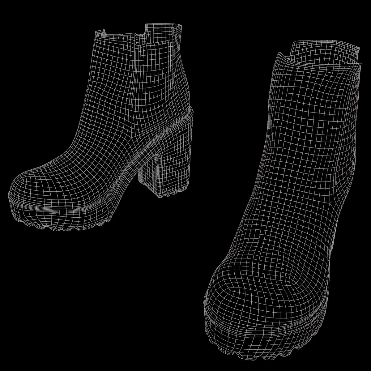 ArtStation Vintage Boot Red Rubber Resources