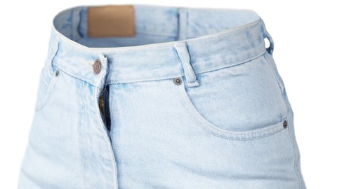 Vintage Shorts Jeans Light