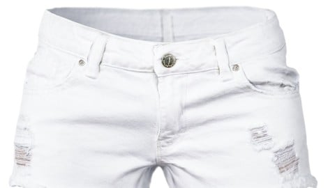 Vintage Shorts White