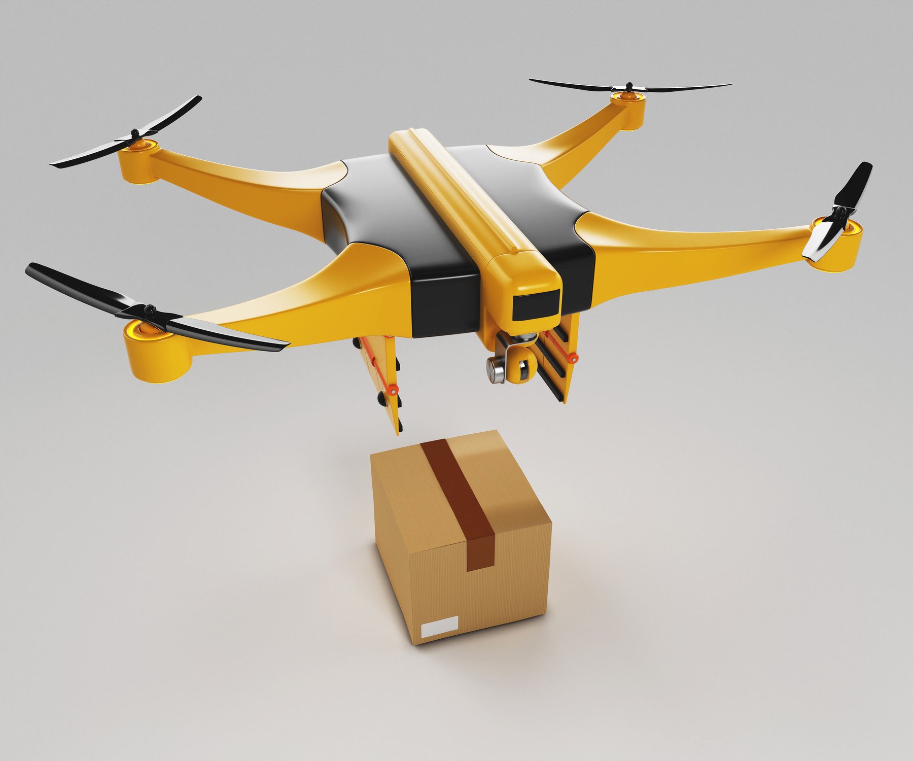 Artstation - Package Delivery Drone 3D Model | Resources