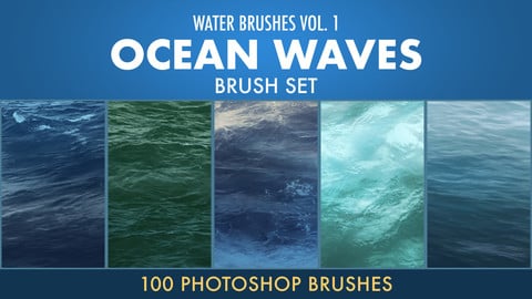 Ocean waves brush set