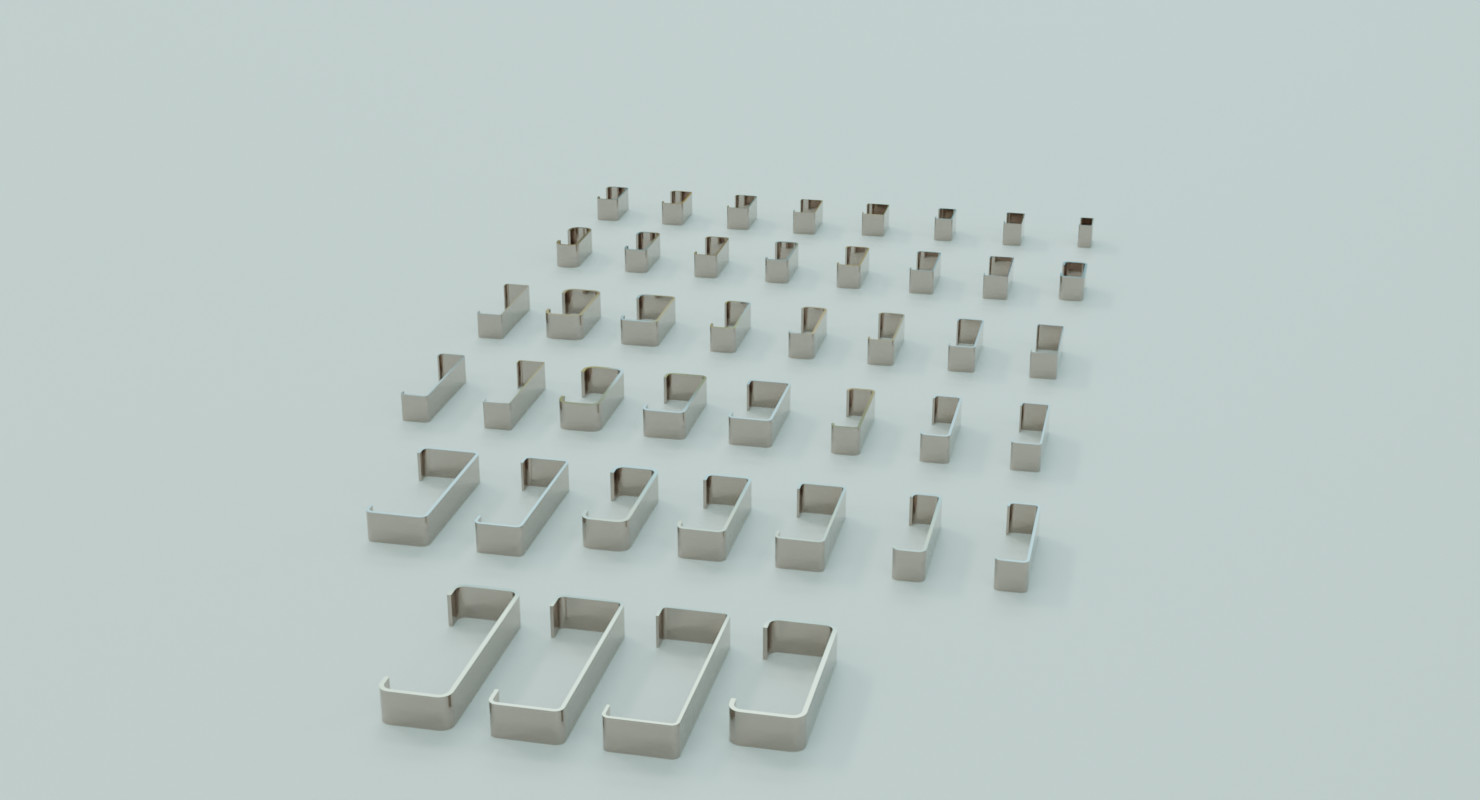 ArtStation - 43 standard C Profiles with thickness more or equal than ...