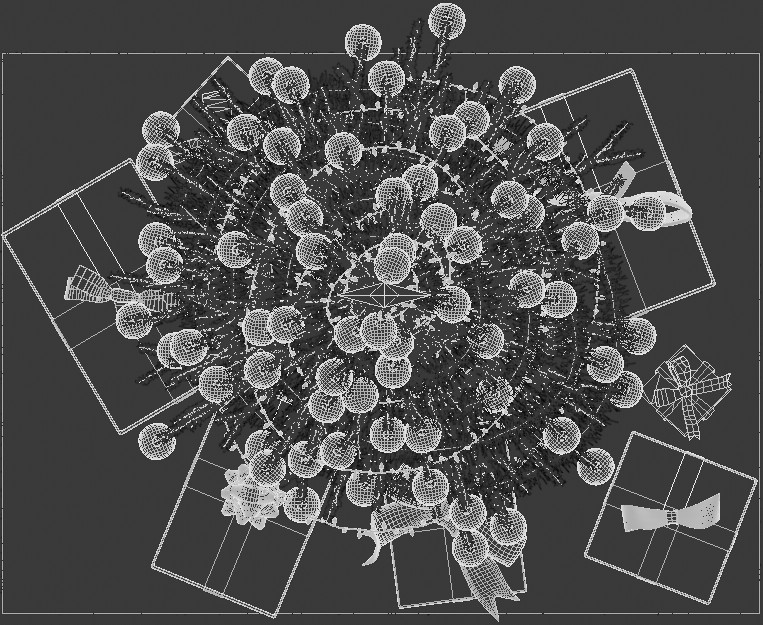 ArtStation Christmas tree in Blender Resources