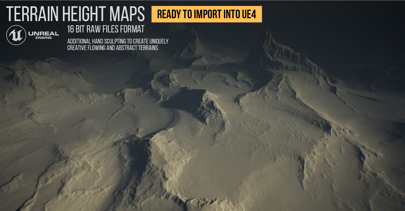 download height maps for unreal engine 4