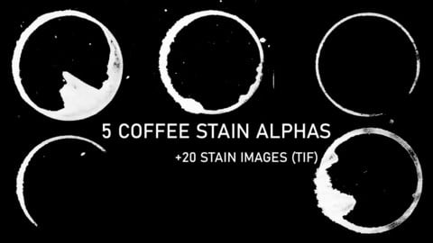 Coffee Stain Alpha Masks