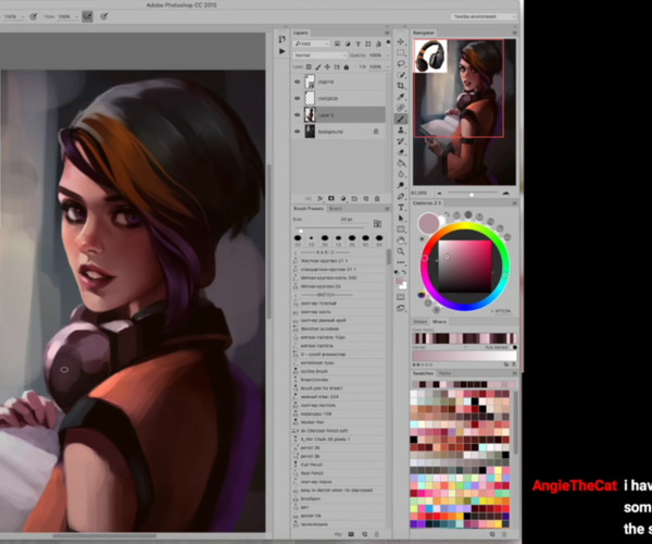 ArtStation - Duo Damsel fanart - time lapse video | Artworks