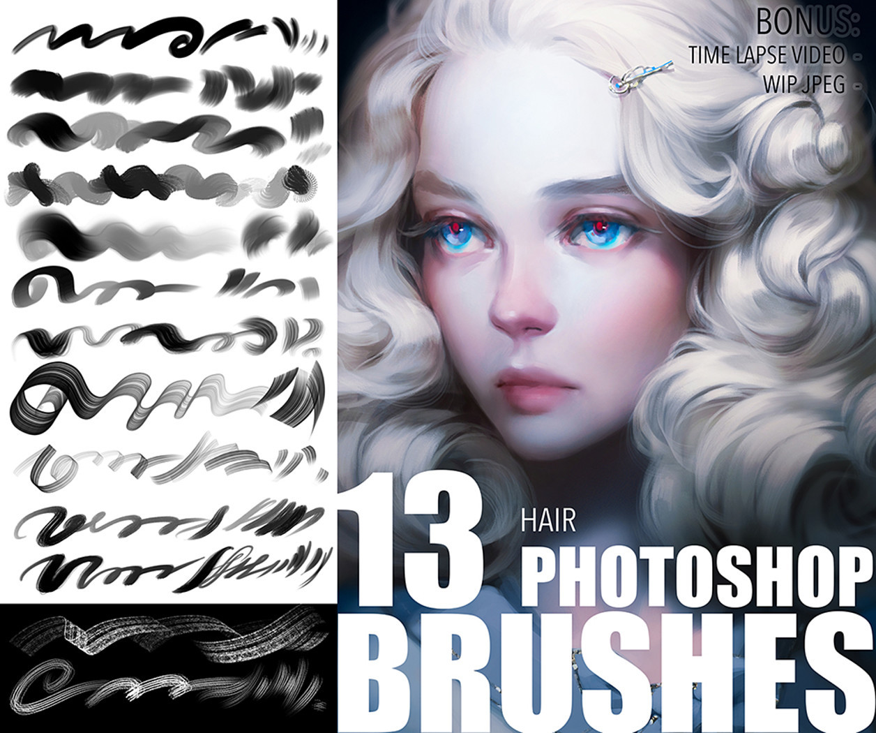 ArtStation - 4 Photoshop brush packs | Brushes
