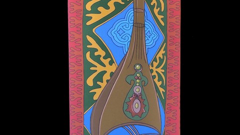 Kazakh national musical instrument.