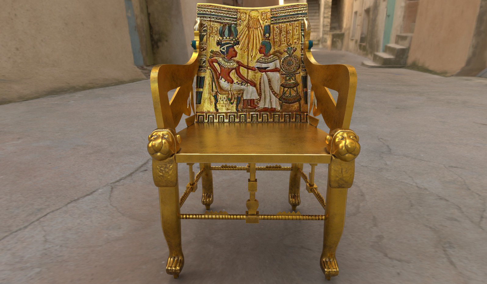 ArtStation - Egyptian Chair | Game Assets