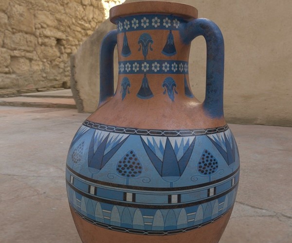 ArtStation Egyptian Pots Game Assets