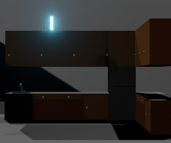 ArtStation Kitchen Set Furniture Design Resources