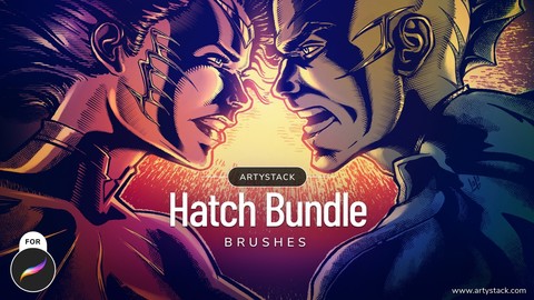Hatch Brush Sets Bundle for Procreate