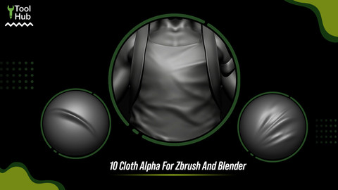 10 Cloth Alpha For Zbrush And Blender