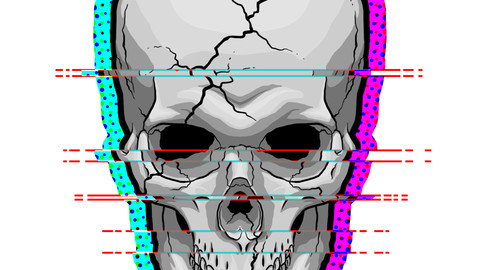 Glitched Skull