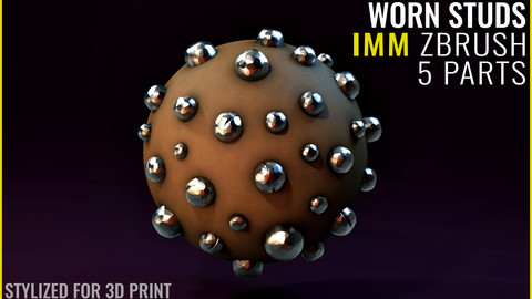 Worn Studs IMM - Zbrush 2020.1.1