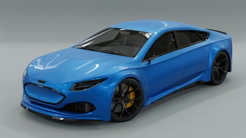 Generic 4 door electric Sports Car