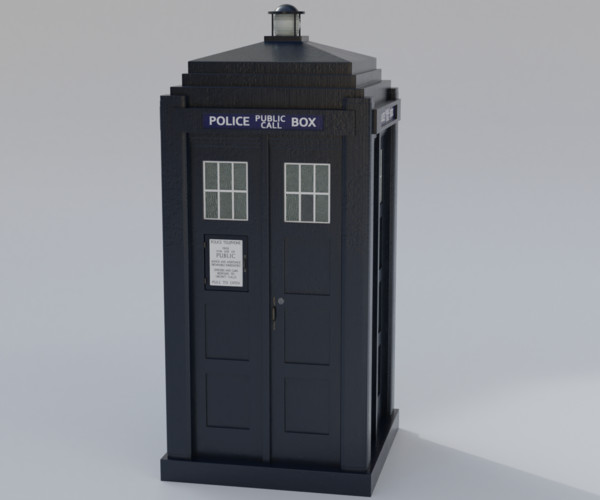 ArtStation - Metropolitan Police Box | Resources