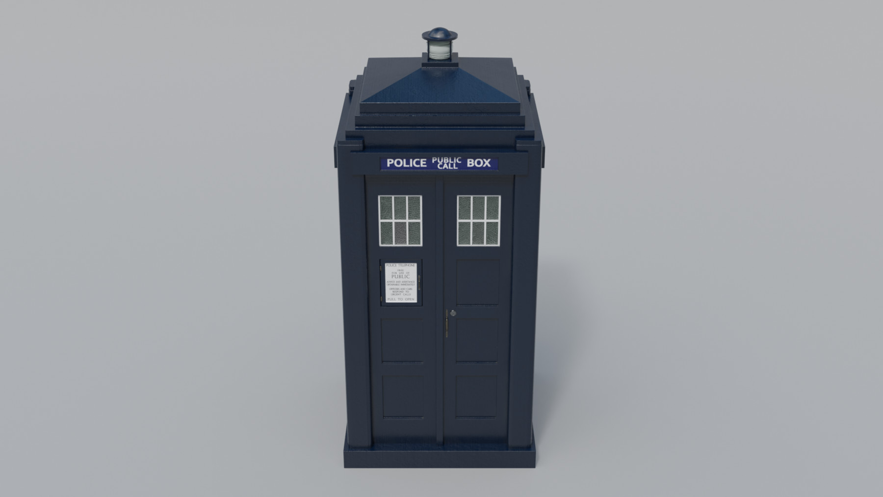 ArtStation - Metropolitan Police Box | Resources