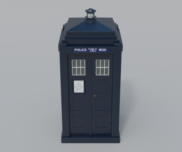 Artstation - Metropolitan Police Box 