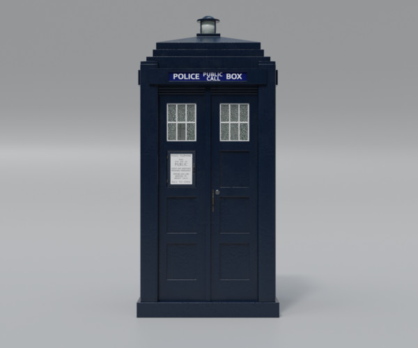 ArtStation - Metropolitan Police Box | Resources