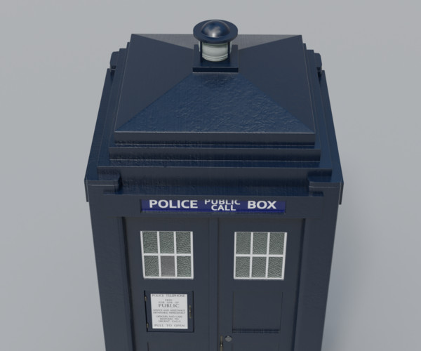 ArtStation - Metropolitan Police Box | Resources