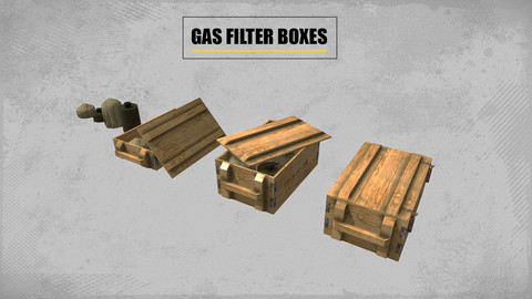 Gas filter boxes